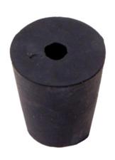 RUBBER STOPPER #2 - WITH HOLE
