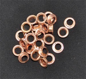 5MM COPPER PLATED GROMMETS FOR PANDORA BEADS (20 PACK)