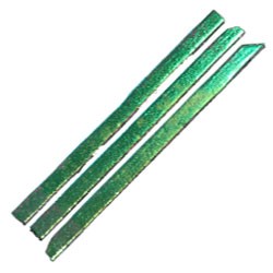 DICHROIC STRIPS - TEAL ON CLEAR