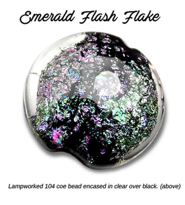 EMERALD FLASH FLAKE by LUMIERE LUSTERS™