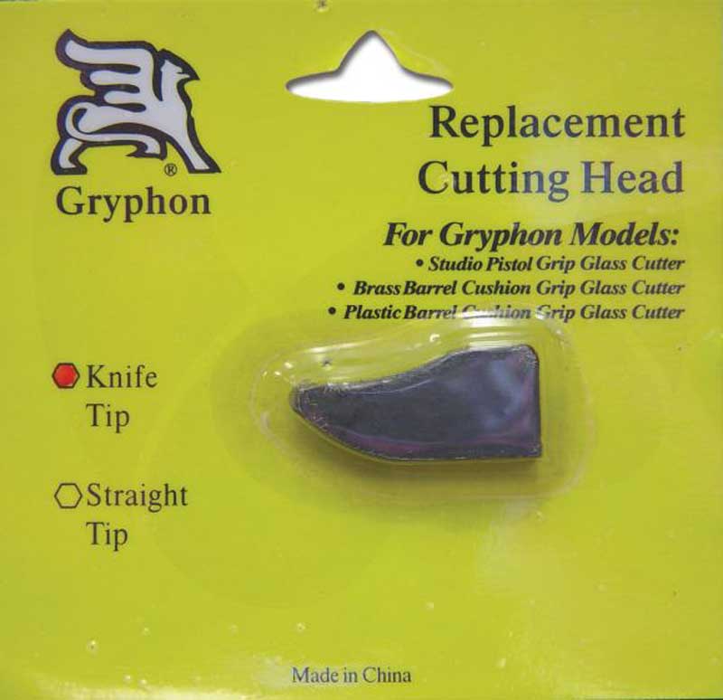 GRYPHON REPLACEMENT CUTTER HEAD for the STUDIO PISTOL GRIP GLASS CUTTER