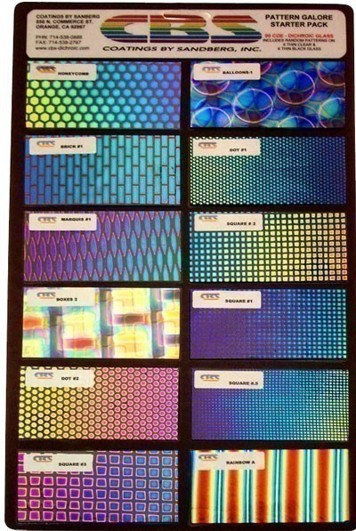 PATTERNS GALORE DICHROIC PACK - 96 COE