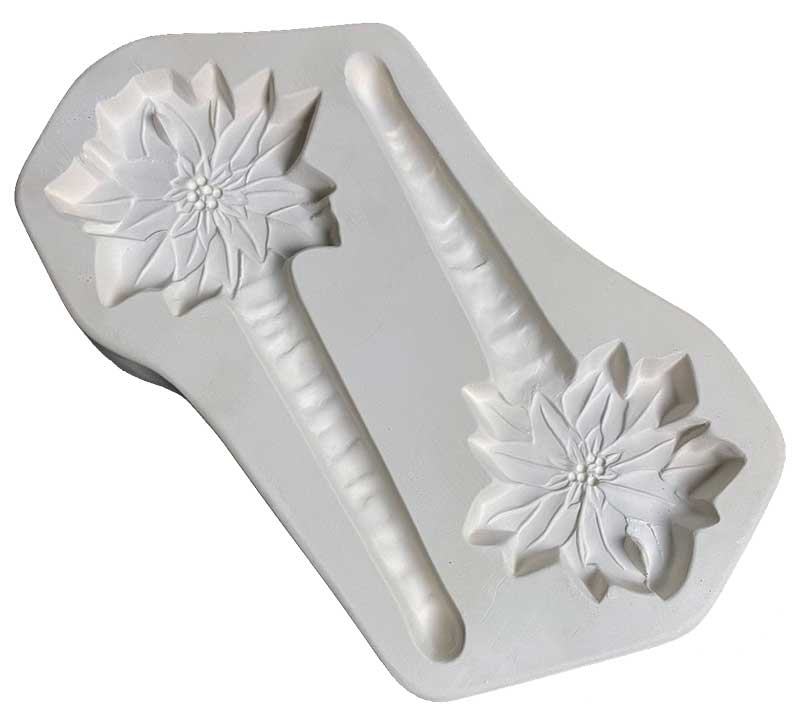 POINSETTIA ORNAMENT STAKES MOLD by CPI