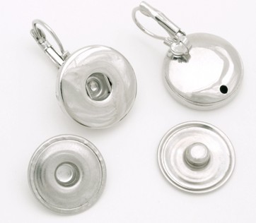 CAB SNAP AND SWITCH HOOP EARRING SET