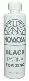 NOVACAN BLACK PATINA FOR ZINC