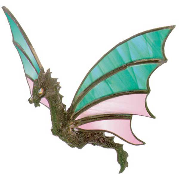 BEJEWELED FLYING DRAGON (LEAD FREE) CASTING by CREATIVE CASTINGS