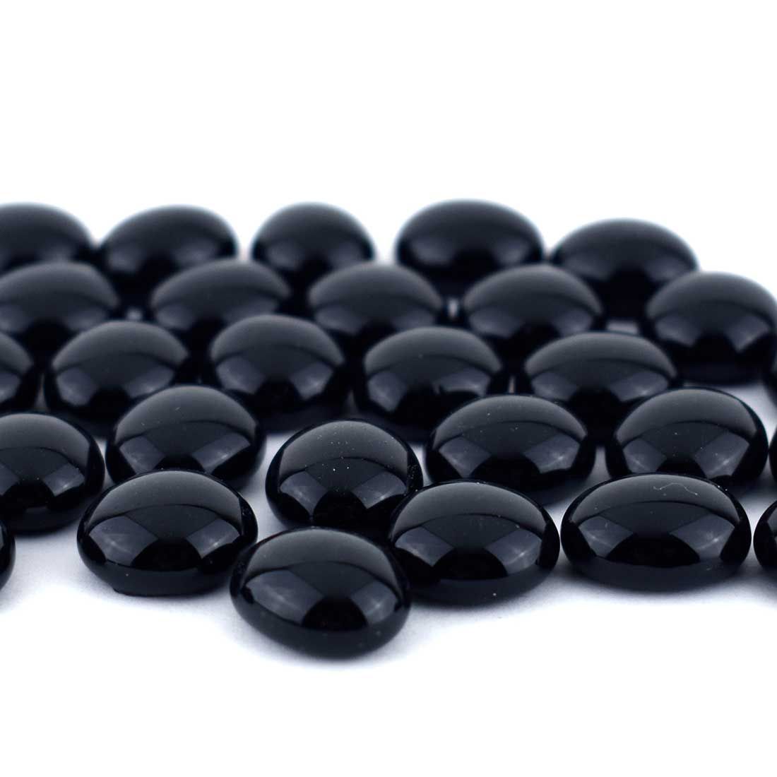 BLACK OPAL PEBBLES by OCEANSIDE COMPATIBLE & SYS 96 GLASS