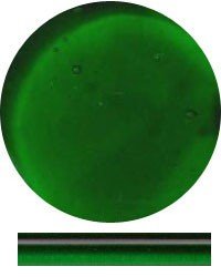 LIGHT EMERALD GREEN RODS #028 by EFFETRE GLASS