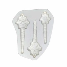 (3) THREE FLAKE ICICLE MOLD by CPI