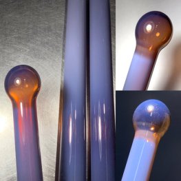 CHOCOLATE OPAL TUBING by GREASY GLASS