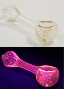 PINK PROTON RODS #065 by TAG GLASS