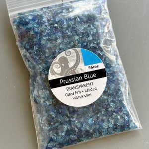 PRUSSIAN BLUE FRIT MIX by VAL COX