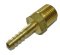 ADAPTOR from 1/4" NPT to 1/4" BARBED HOSE FITTING