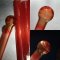 EXP. BLOOD RED x ICY WHITE SATIN TUBING by GREASY GLASS
