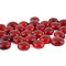 RED CATHEDRAL PEBBLES by OCEANSIDE COMPATIBLE & SYS 96 GLASS